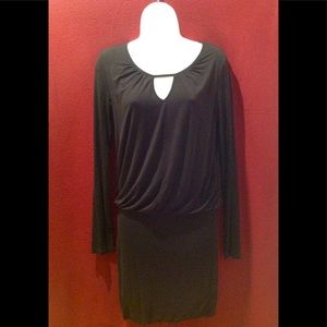 👗BAR III - Bloused top, fitted skirt dress